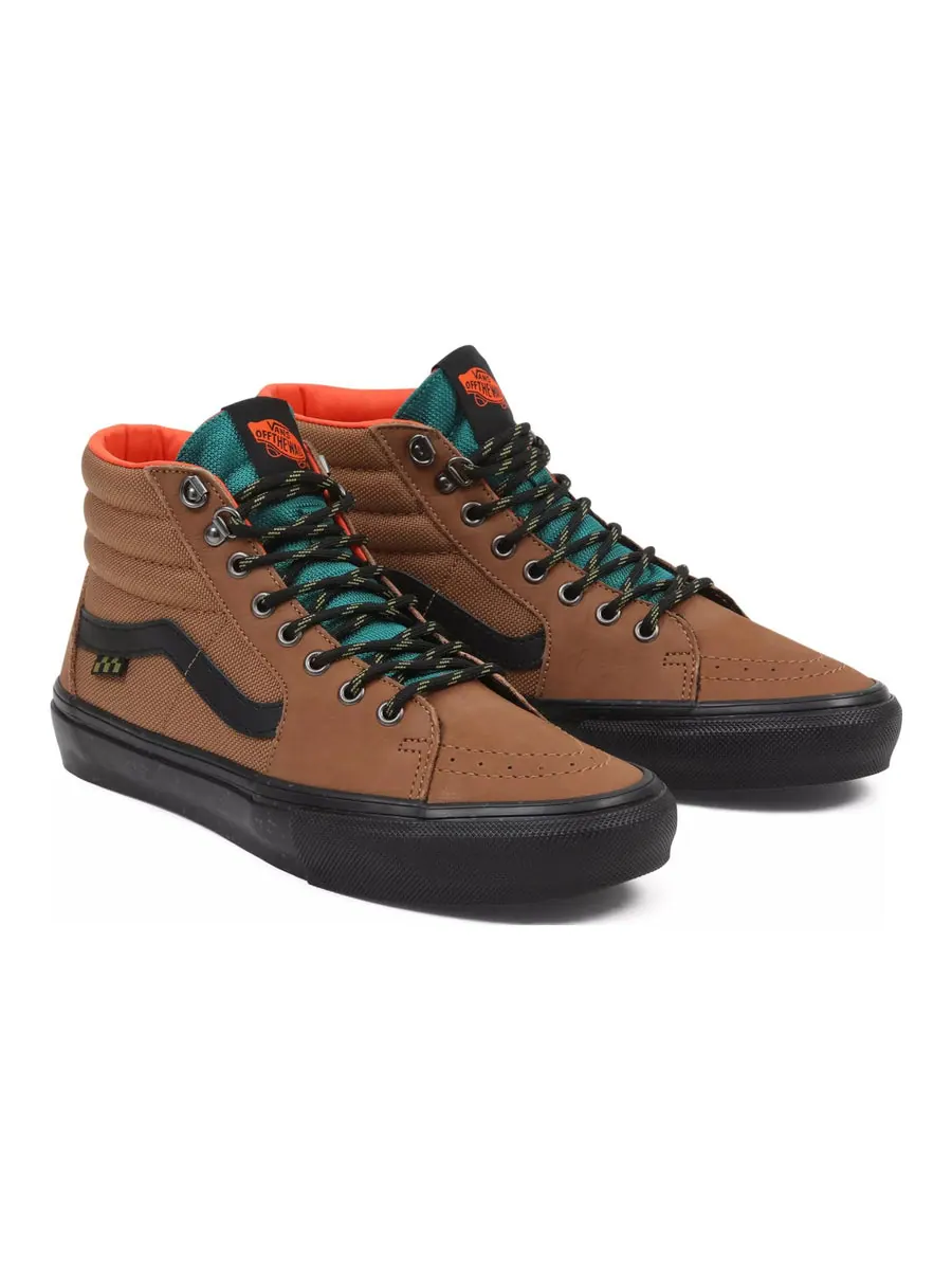 Кеды Vans SK8-HI Buty Skate BROWN — изображение 3 из 4, коричневый