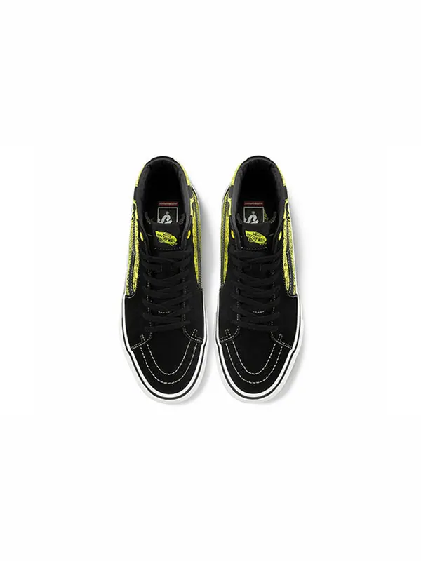 Кроссовки mike gigliotti x spongebob squarepants x skate sk8-hi 'black yellow' Vans — изображение 3 из 4, черный/желтый