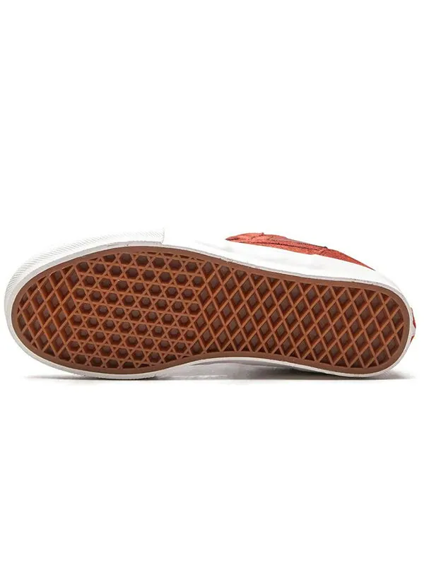 Кроссовки skate half cab mid-top sneakers red Vans — изображение 4 из 4, красный/белый