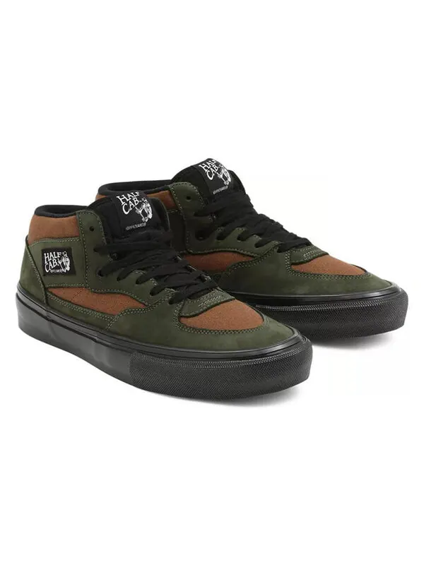 Кроссовки skate half cab 'beef & broccoli' Vans — изображение 3 из 4, коричневый/зеленый