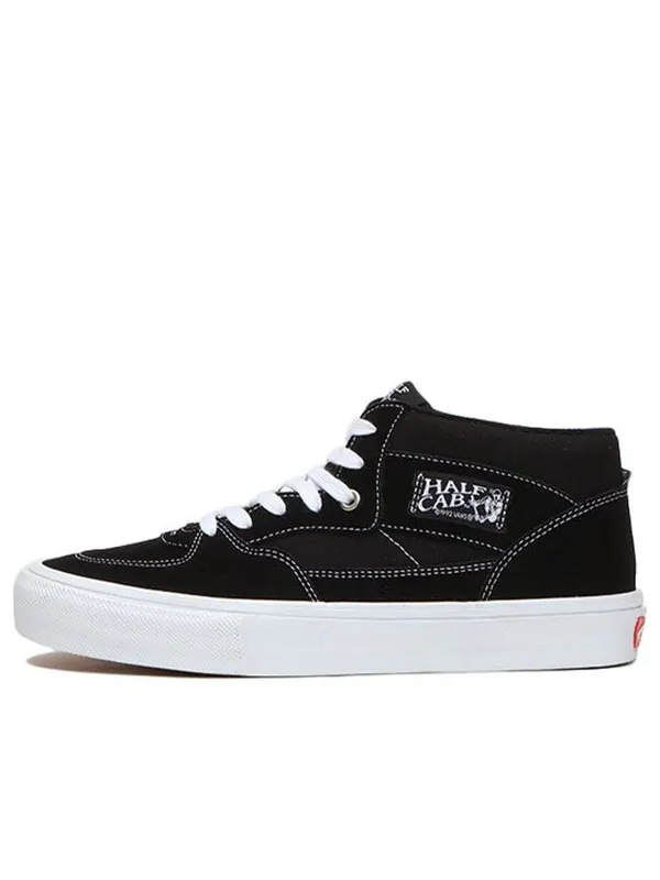 Кроссовки skate half cab 'black' Vans — изображение 1 из 4, черный/белый