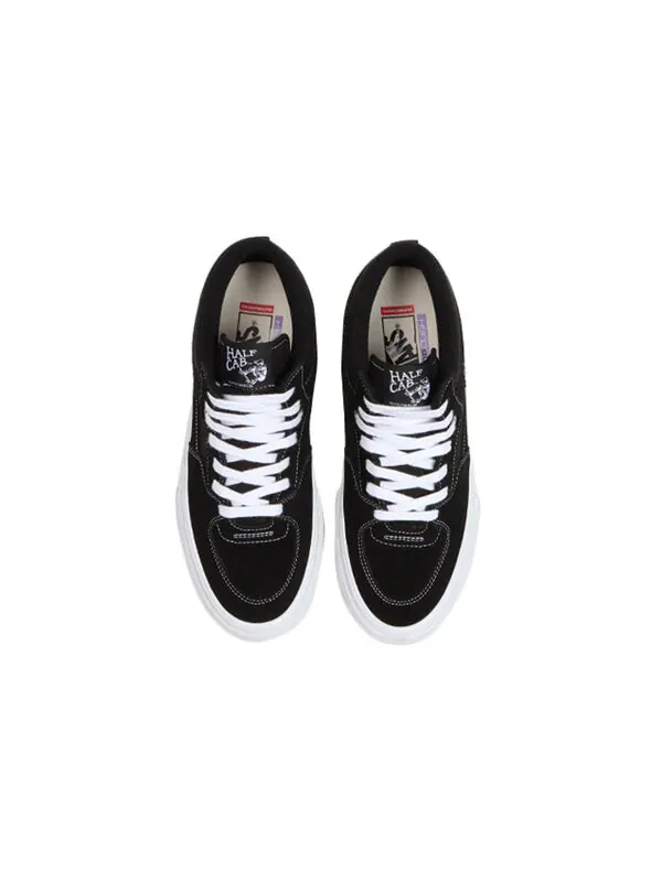 Кроссовки skate half cab 'black' Vans — изображение 3 из 4, черный/белый
