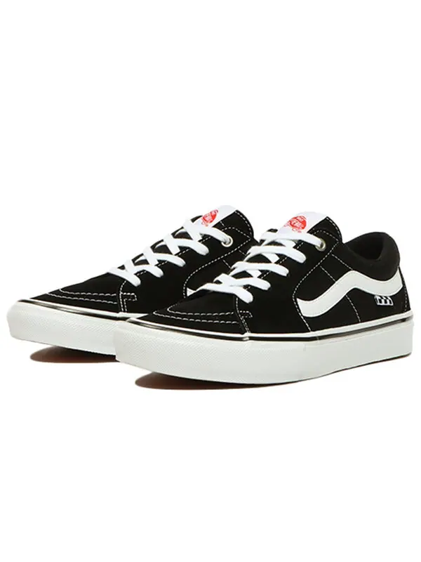 Кроссовки skate sk8-low 'checkboard - black white' Vans — изображение 2 из 4, черный/белый