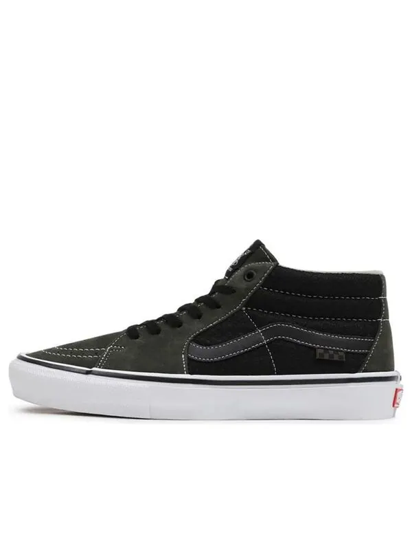Кроссовки skate grosso mid 'forest night' Vans — изображение 1 из 4, черный/зеленый/белый