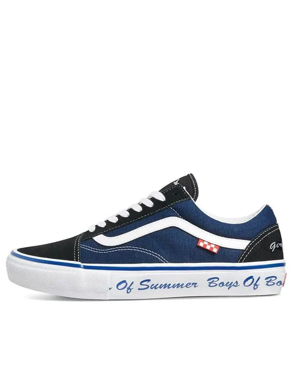 Кроссовки boys of summer x old skool black/blue Vans — изображение 1 из 4, черный/синий