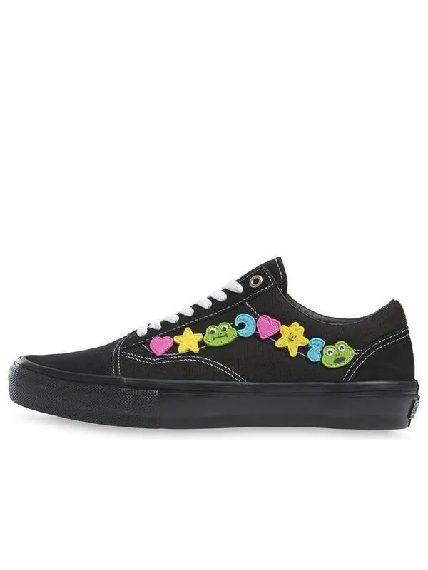 Кроссовки frog skateboards x skate old skool 'black' Vans — изображение 1 из 4, черный