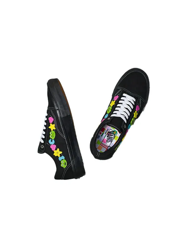 Кроссовки frog skateboards x skate old skool 'black' Vans — изображение 3 из 4, черный