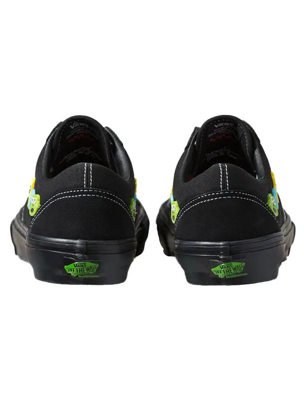 Кроссовки frog skateboards x skate old skool 'black' Vans — изображение 4 из 4, черный