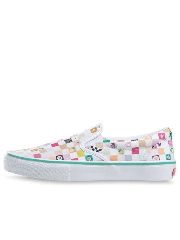 Кроссовки frog skate x slip-on ltd white Vans — изображение 1 из 4, белый