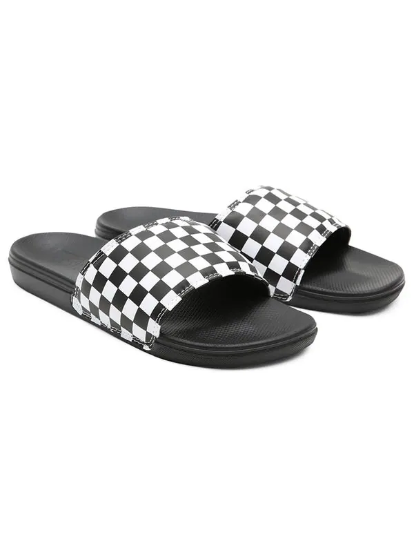 Тапочки la costa slide-on 'black checkerboard' Vans — изображение 3 из 4, черный/белый