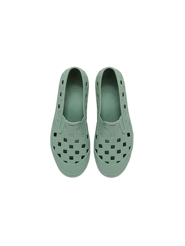 Кроссовки trek slip-on low tops casual skateboarding shoes blue Vans — изображение 3 из 4, синий