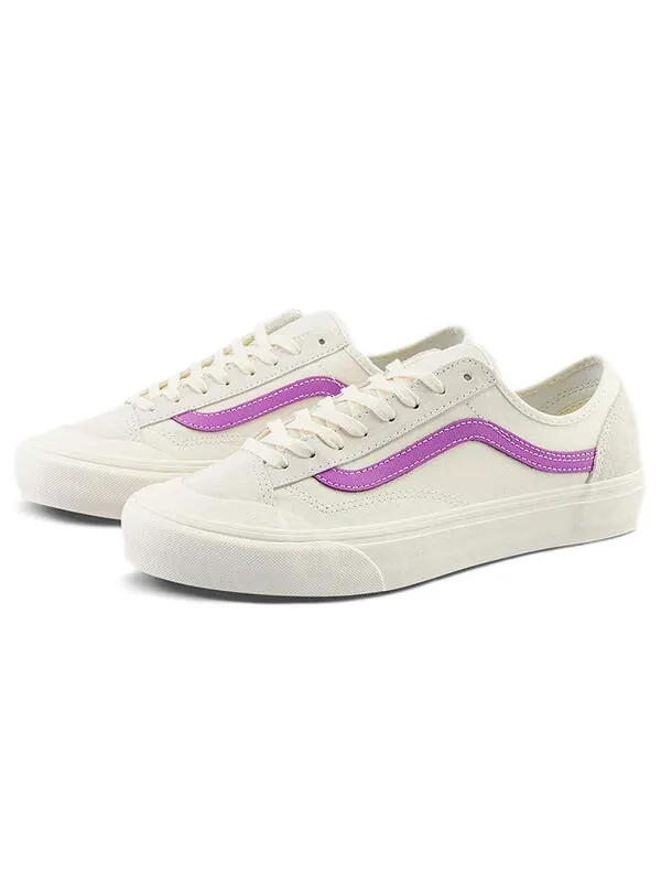 Кроссовки style 36 decon sf 'white purple' Vans — изображение 2 из 4, белый/фиолетовый
