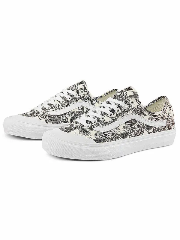 Кроссовки style 36 decon sf 'paisley americana' Vans — изображение 2 из 4, черный/белый