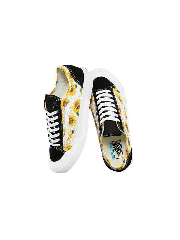 Кроссовки style 36 black/yellow Vans — изображение 4 из 4, черный/желтый