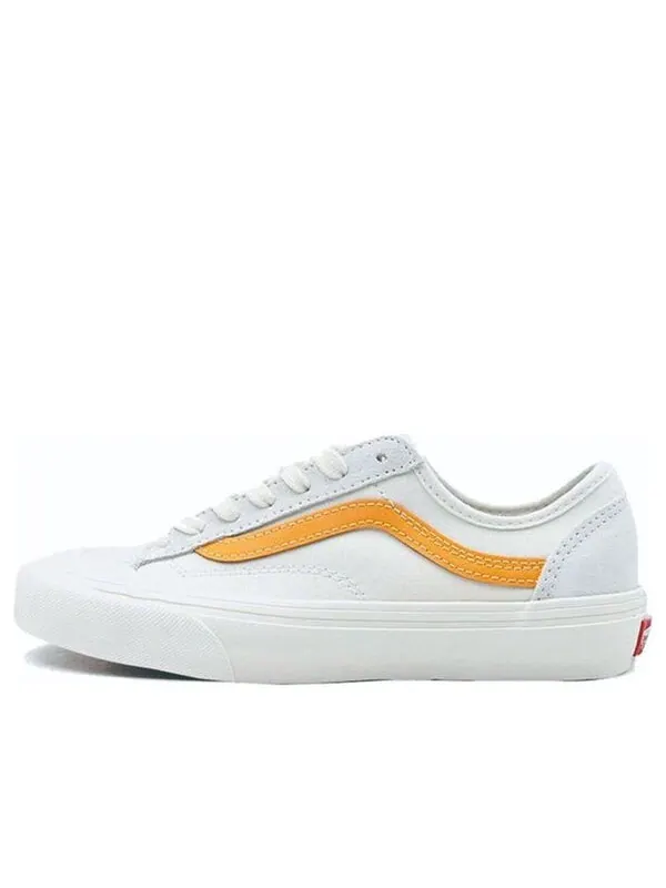Кроссовки style 36 canvas shoes white/yellow Vans — изображение 1 из 4, белый/желтый