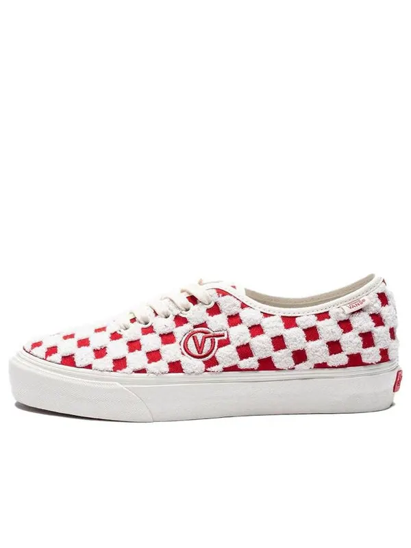 Кроссовки vault authentic one-piece lx plaid red/white Vans — изображение 1 из 4, красный/белый
