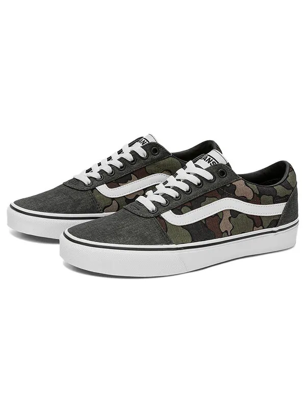 Кроссовки ward low top casual skate shoes gray green camouflage 'gray green brown' Vans — изображение 2 из 4
