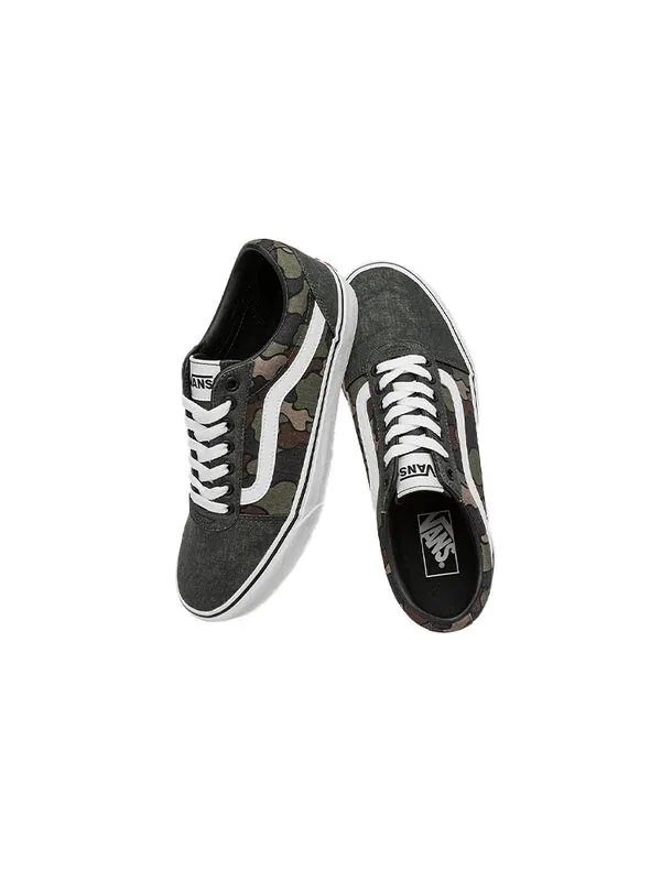 Кроссовки ward low top casual skate shoes gray green camouflage 'gray green brown' Vans — изображение 4 из 4