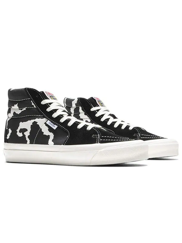 Кроссовки og style 38 ns lx 'cow' Vans — изображение 3 из 4, черный/белый