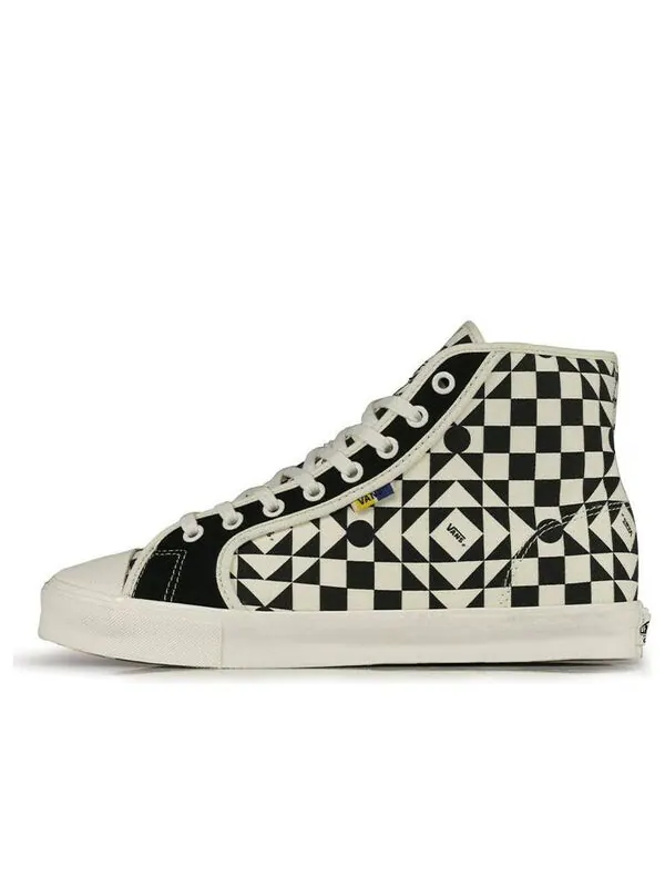 Кроссовки taka hayashi x og style 24 lx 'white checkerboard' Vans — изображение 1 из 4, черный/белый