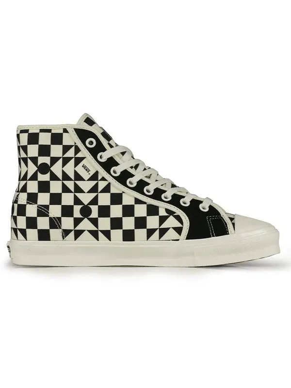 Кроссовки taka hayashi x og style 24 lx 'white checkerboard' Vans — изображение 2 из 4, черный/белый