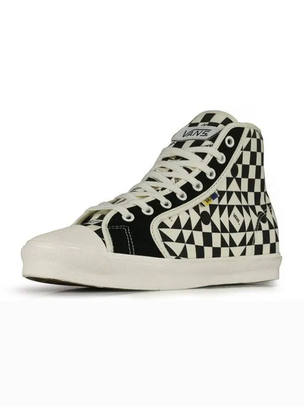 Кроссовки taka hayashi x og style 24 lx 'white checkerboard' Vans — изображение 3 из 4, черный/белый