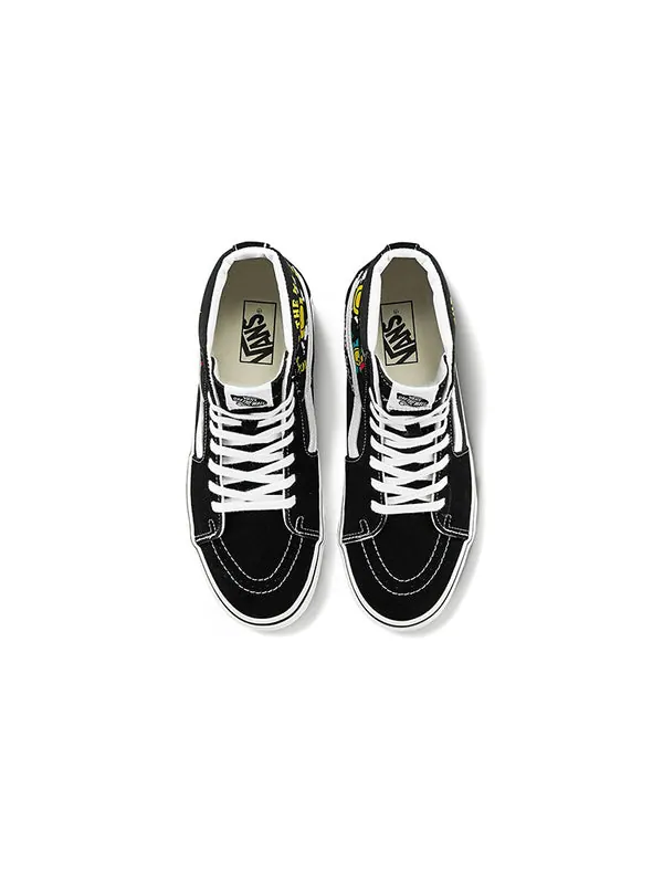 Кроссовки sk8-hi 'better day' Vans — изображение 3 из 4, черный/белый