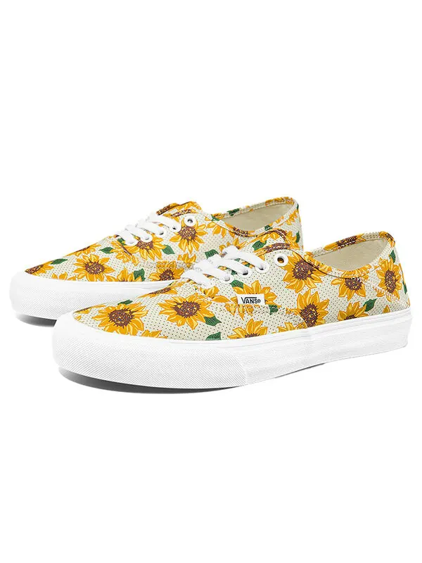 Кроссовки authentic sneaker yellow Vans — изображение 2 из 4, желтый