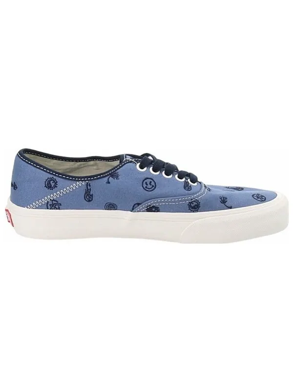 Кроссовки authentic sf 'blue black white' Vans — изображение 2 из 4, синий/черный/белый