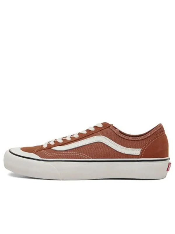 Кроссовки style 36 decon sf 'salt wash - bombay brown' Vans — изображение 1 из 4, красный