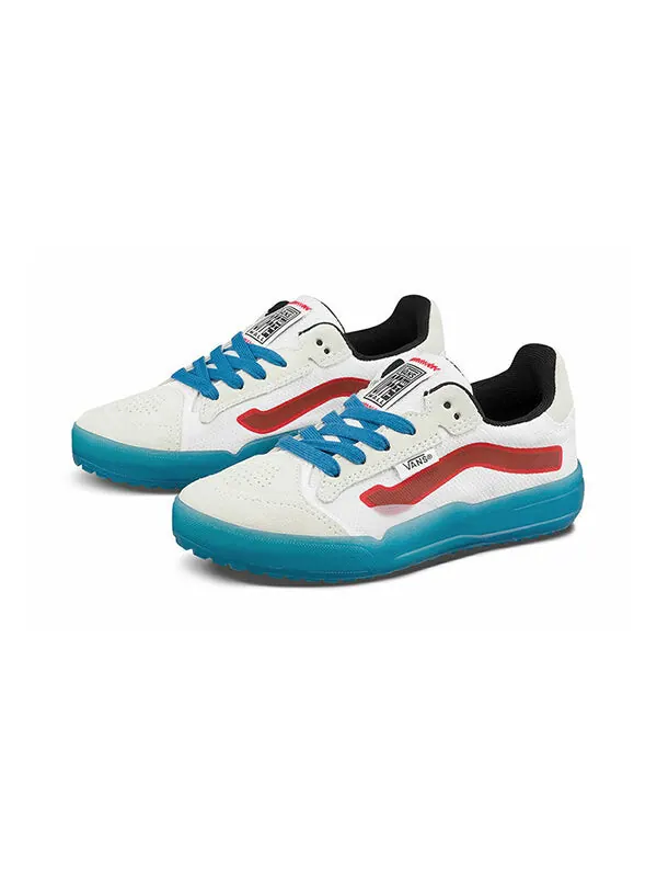 Кроссовки classics leisure sneakers k white/blue/red Vans — изображение 2 из 4, белый/синий/красный