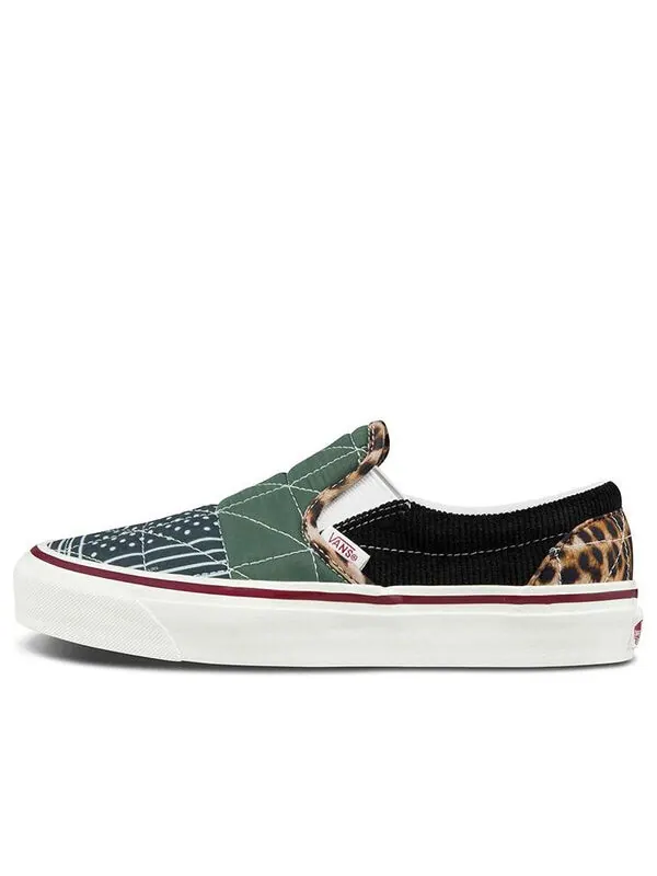 Кроссовки classic slip-on 98 dx 'anaheim factory - quilted mix' Vans — изображение 1 из 4, черный/зеленый