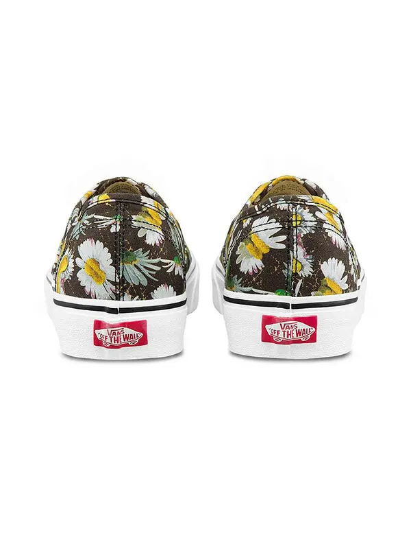 Кроссовки authentic 'mutated daisy - black' Vans — изображение 4 из 4, коричневый/белый
