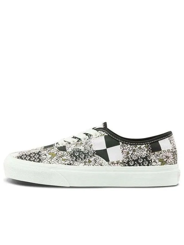 Кроссовки authentic 'patchwork floral' Vans — изображение 1 из 4, белый/черный