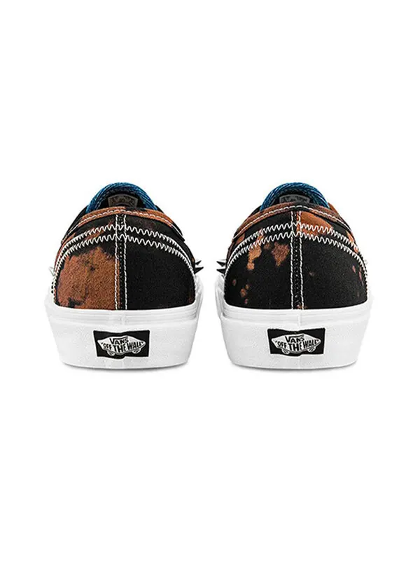 Кроссовки tartan daze x authentic 'multi acid dye' Vans — изображение 4 из 4, черный/коричневый