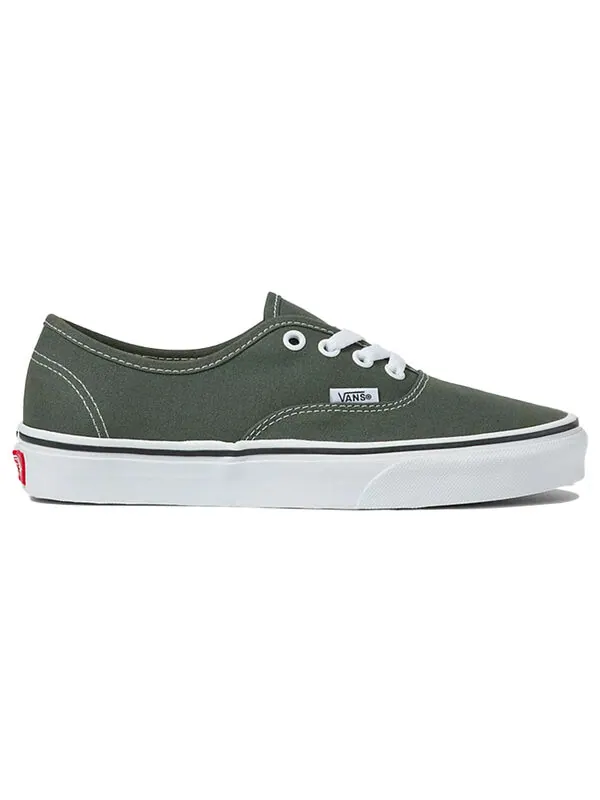 Кроссовки authentic green white Vans — изображение 2 из 4, зеленый/белый