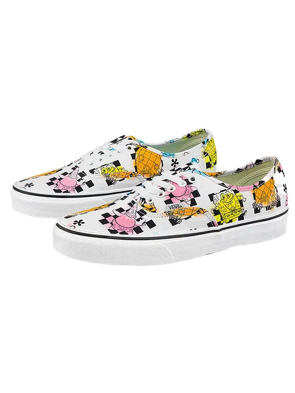 Кроссовки spongebob squarepants x authentic 'aye aye captain!' Vans — изображение 2 из 4, белый