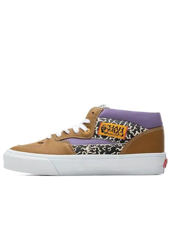 Кроссовки half cab vlt lx 'elephant print' Vans — изображение 1 из 4, коричневый/фиолетовый
