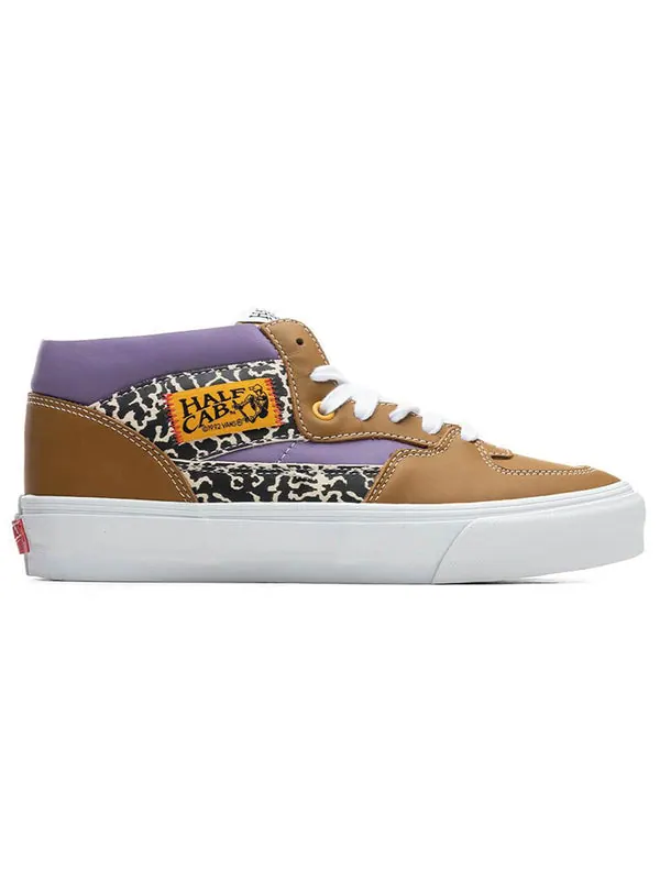 Кроссовки half cab vlt lx 'elephant print' Vans — изображение 2 из 4, коричневый/фиолетовый