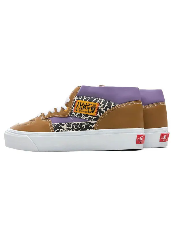 Кроссовки half cab vlt lx 'elephant print' Vans — изображение 3 из 4, коричневый/фиолетовый