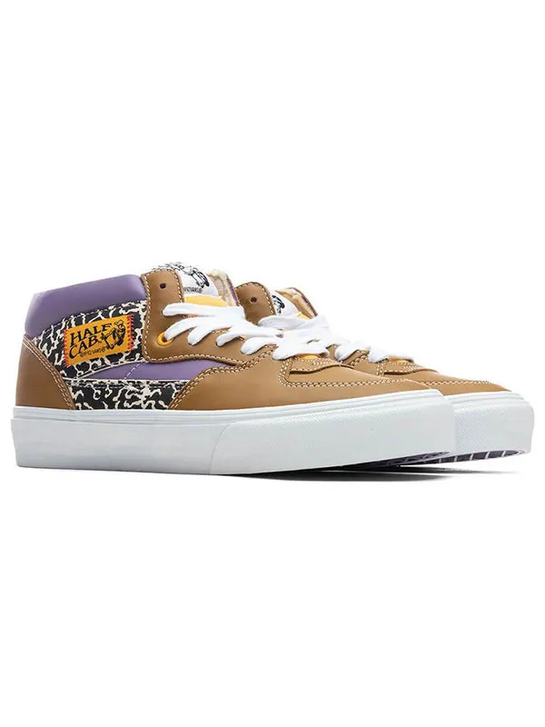 Кроссовки half cab vlt lx 'elephant print' Vans — изображение 4 из 4, коричневый/фиолетовый