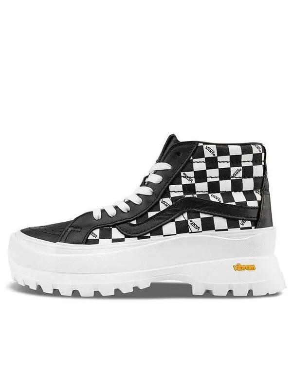 Кроссовки sk8-hi vibram lx 'black white' Vans — изображение 1 из 4, черный/белый