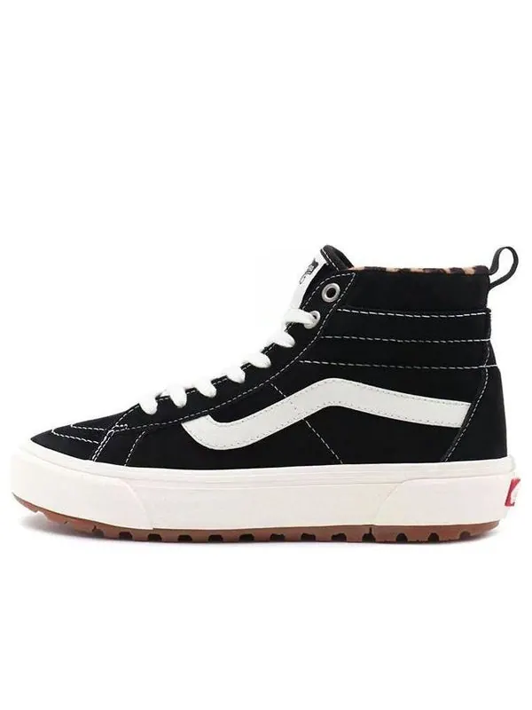 Кроссовки sk8-hi mte 'black leopard' Vans — изображение 1 из 4, черный/белый
