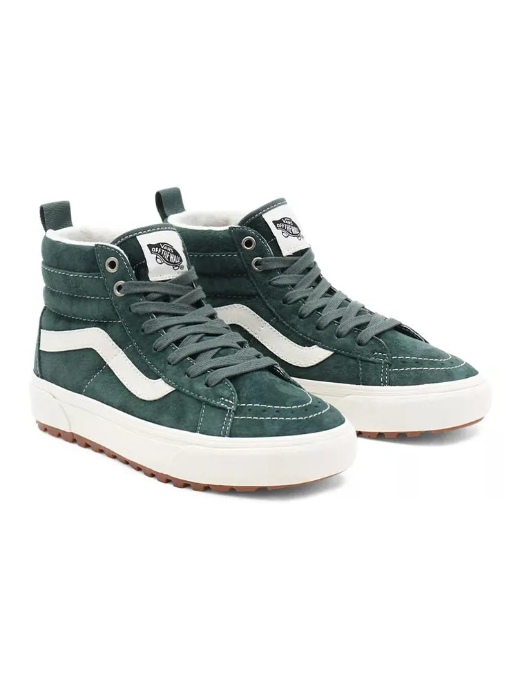 Кеды Vans Unisex SK8-HI Mte-1 High-Top Sneakers White/Green — изображение 3 из 4, зеленый