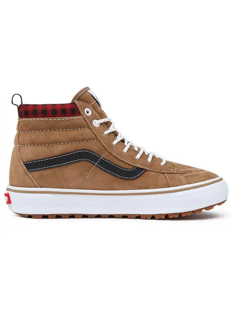 Кеды Vans SK8-HI MTE-1 'Plaid Brown' — изображение 2 из 5, коричневый