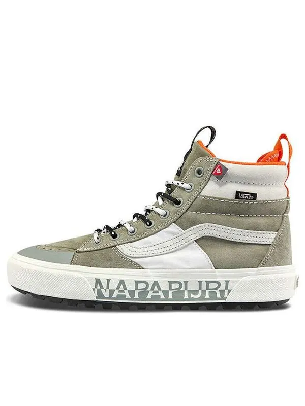 Кроссовки napapijri x sk8-hi mte-2 'gray white' Vans — изображение 1 из 4, серый/белый