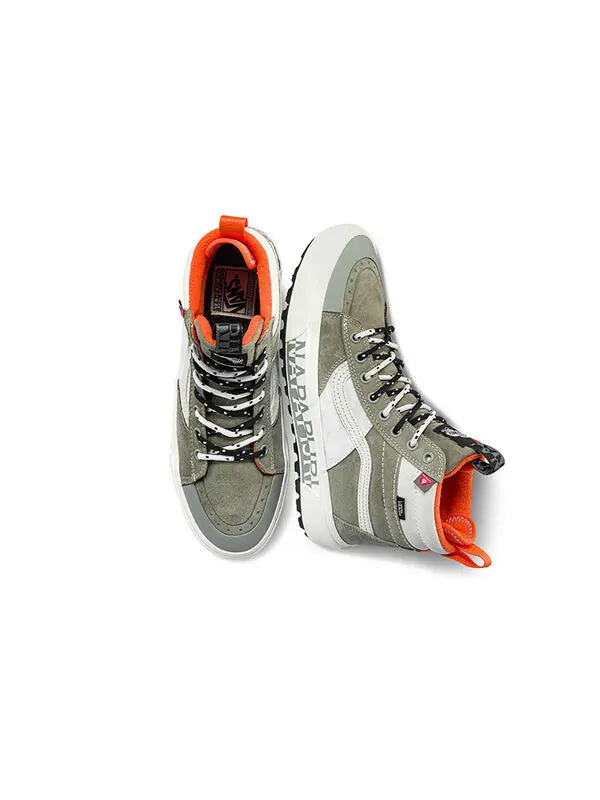 Кроссовки napapijri x sk8-hi mte-2 'gray white' Vans — изображение 4 из 4, серый/белый