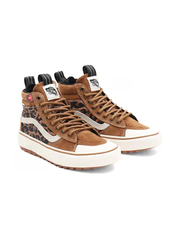 Кроссовки sk8-hi mte-2 high-top sneakers brown leopard 'brown black white' Vans — изображение 3 из 4, коричневый/черный/белый