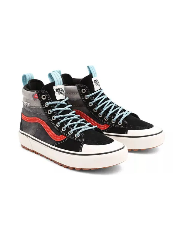 Кроссовки sk8-hi mte-2 'black grey pink' Vans — изображение 3 из 4, черный/серый/розовый
