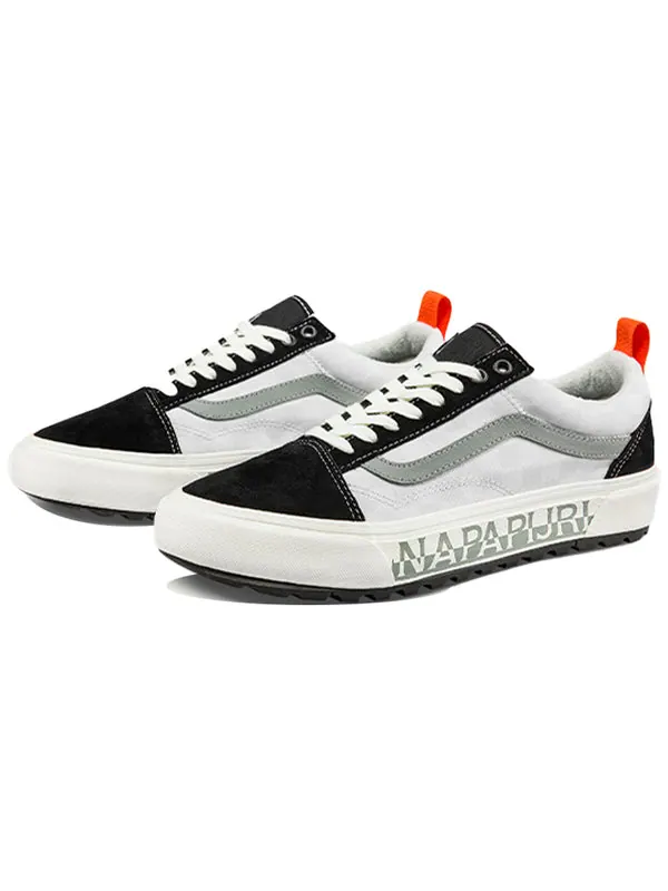 Кроссовки napapijri x old skool mte-1 'black white' Vans — изображение 2 из 4, черный/белый